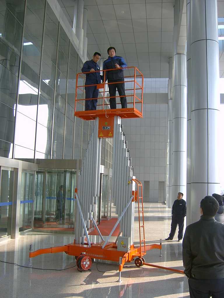 雙桅柱鋁合金升降機